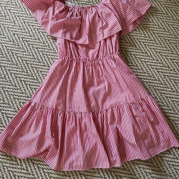 Red and White Striped Dress - Picture 2 of 2